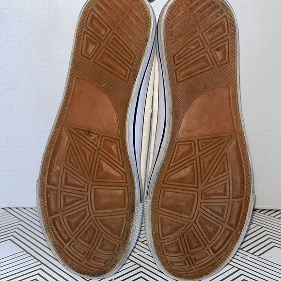 1970s Distressed Sneakers Chuck Taylor Look Alike Low Top Womens Size 9 - Picture 7 of 7